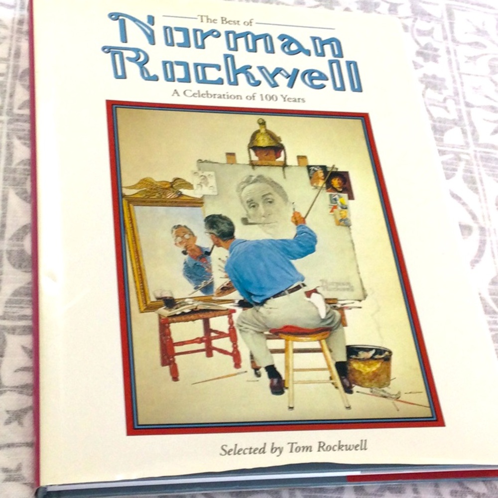 The Best of Norman Rockwell. 100 Years. Coffee table book 1988